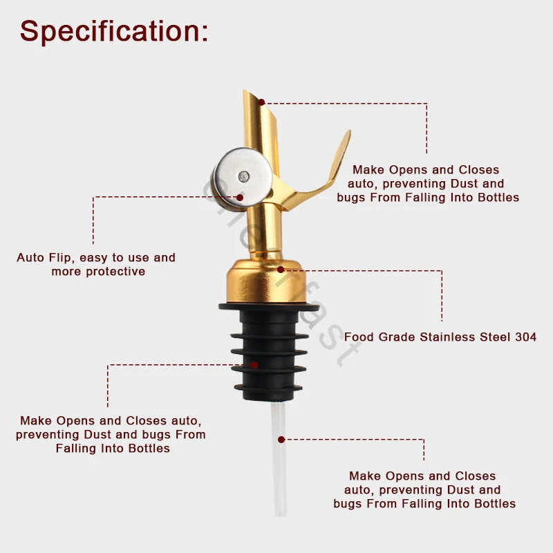 Our Oil Pouring Mechanism Allows The Liquor To Pour Smoothly  Provides Superior Pour Spout Control Perfect Weighted Pourer
