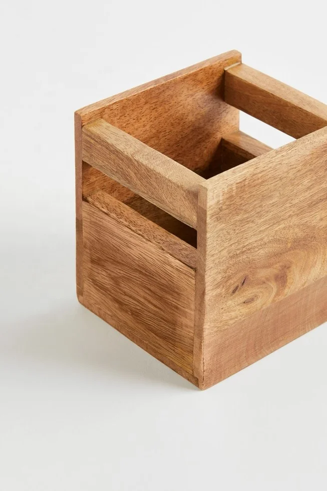 High Quality Hot Selling Mango Wood Pen Holder for Home & Office at Low Price