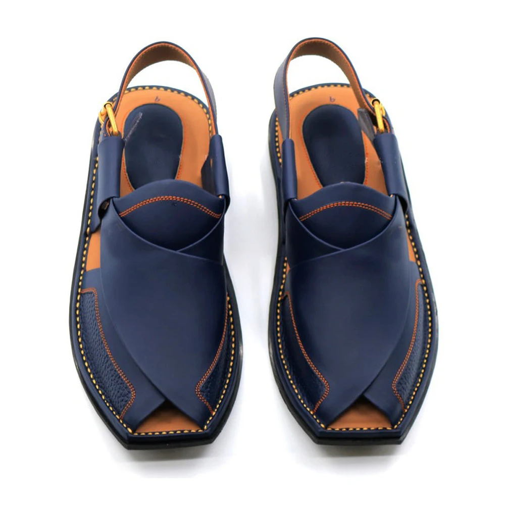Leather made Sandals Adjustable Strap Traditional Peshawari Chappal for adults Casual wear Peshawar Chappal