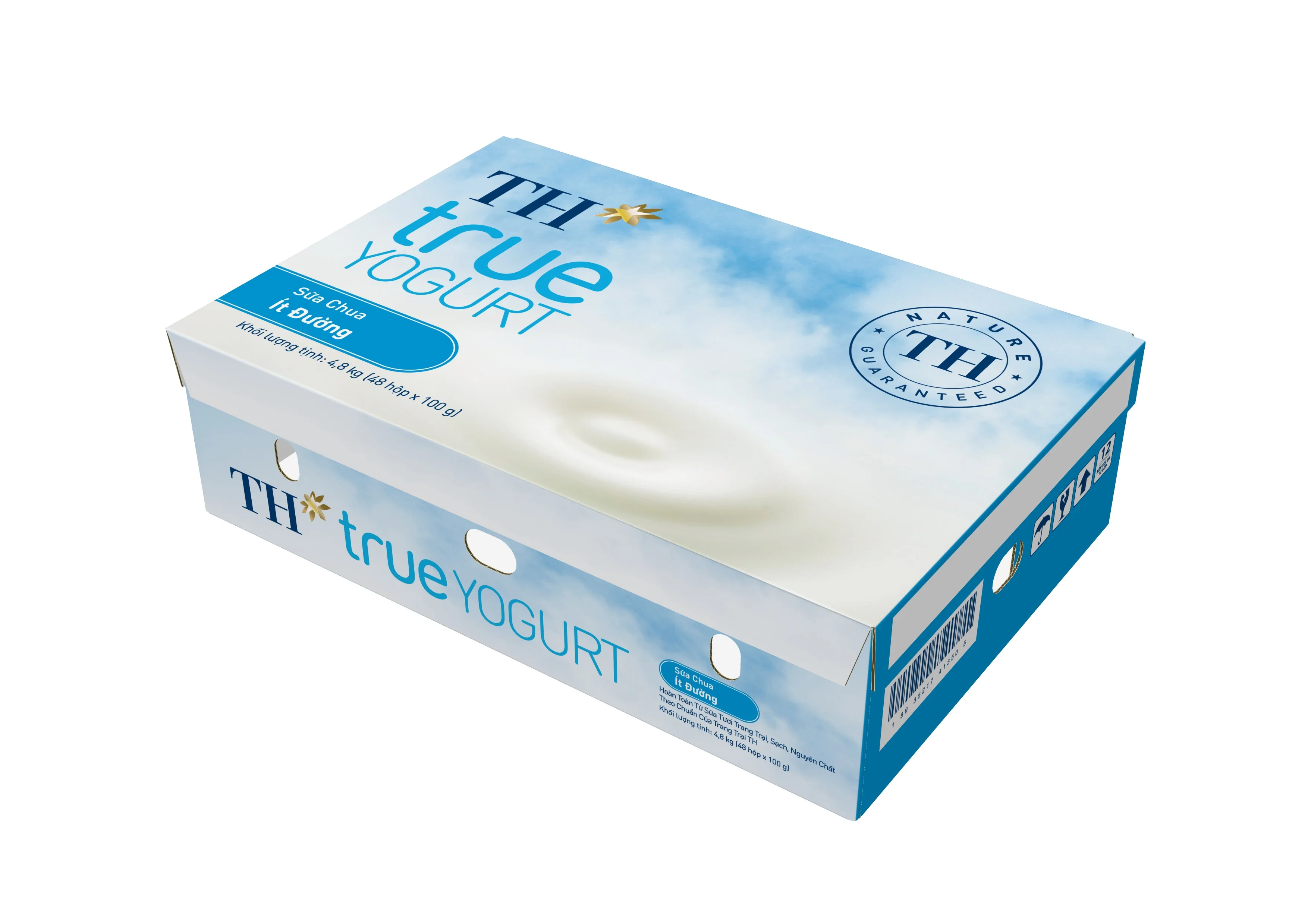 TH true YOGURT - Less Sugar Yogurt 100gx48C Nutrition 45 Days Shelf Life Delicious Dairy Products Yogurt