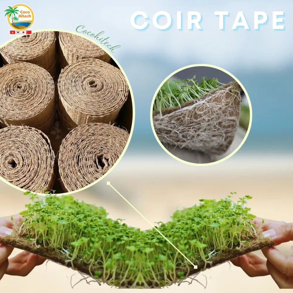 COCONUT COIR PAD SUPER THIN FOR GROWING PLANT CHEMICAL FREE