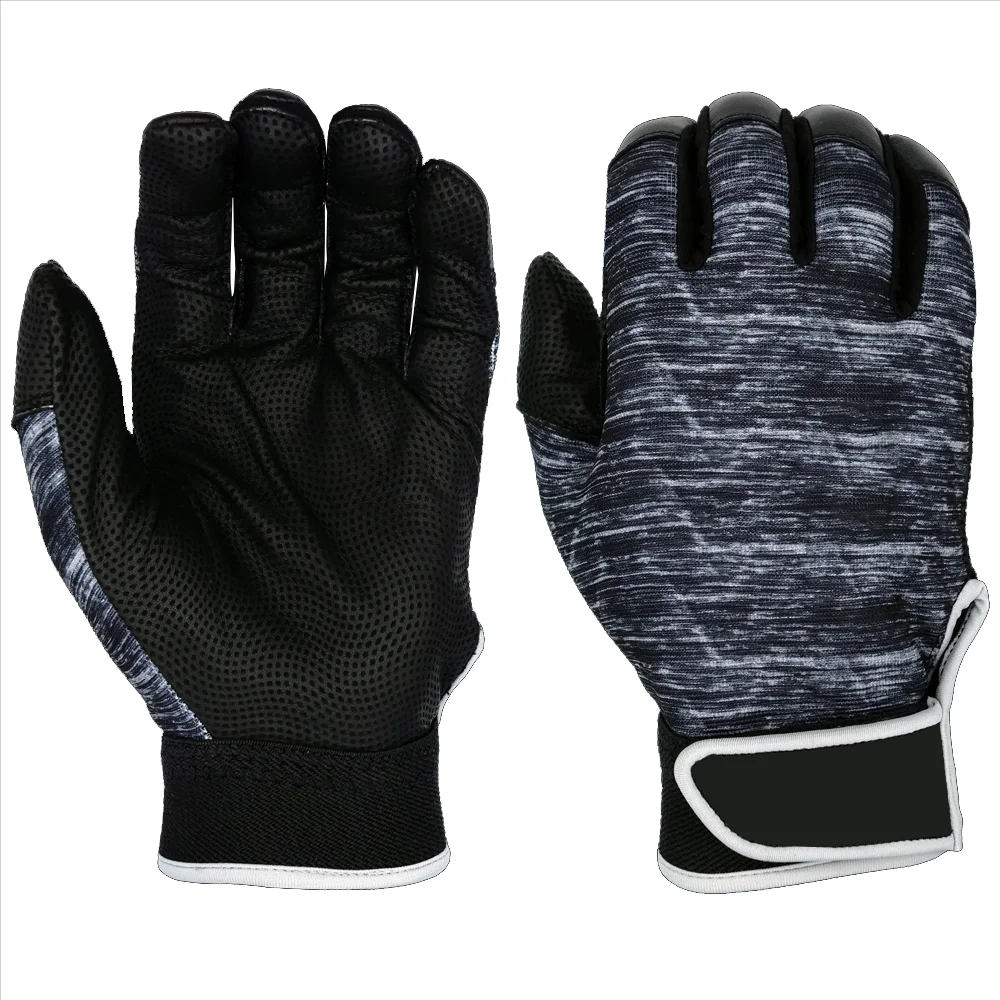 Lightweight Leather Softball Gloves for Better Control OEM Custom Baseball Batting Gloves for Youth Players