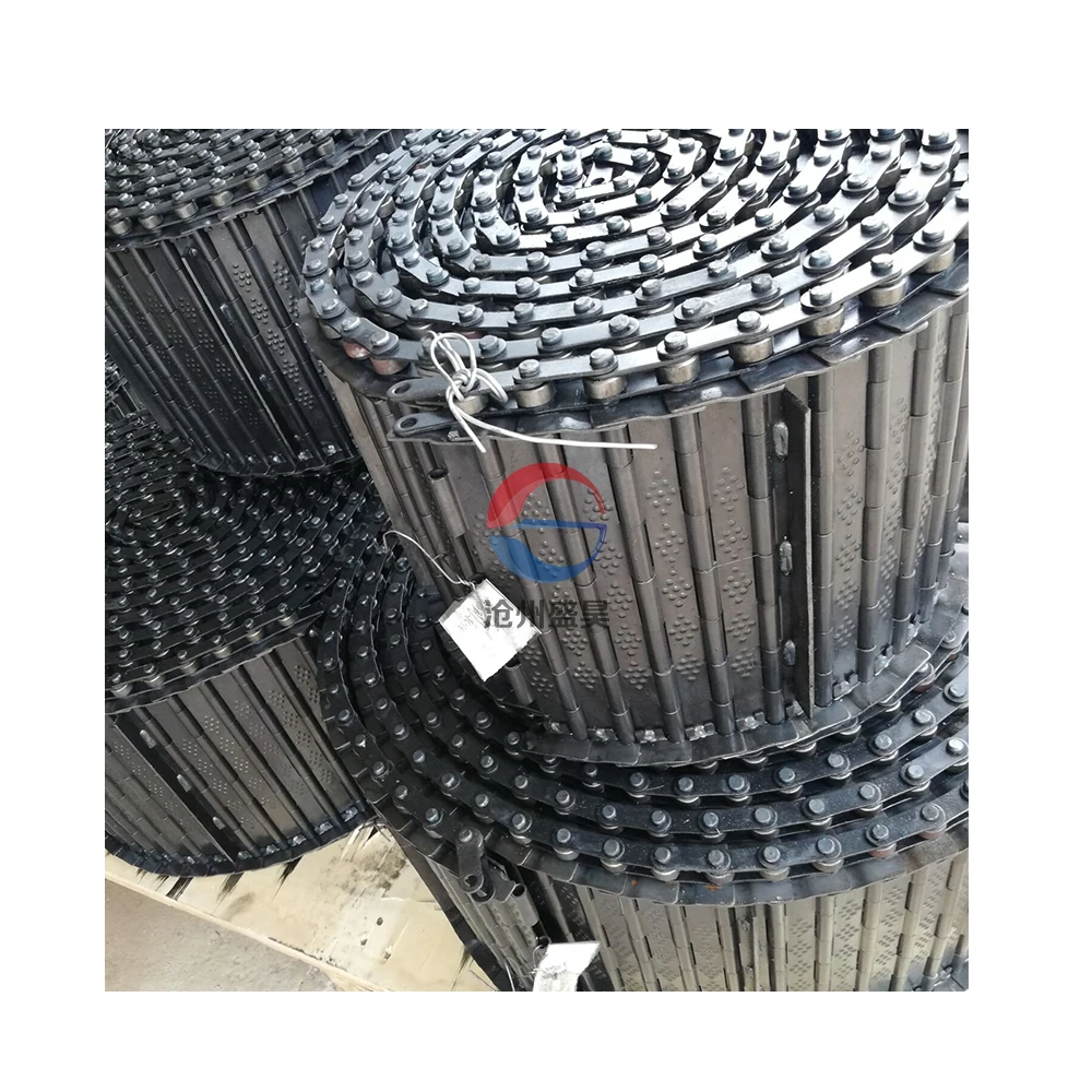 China Supplier Machine Hinged Belt Metal Conveyor Belt Steel Hinged Belt
