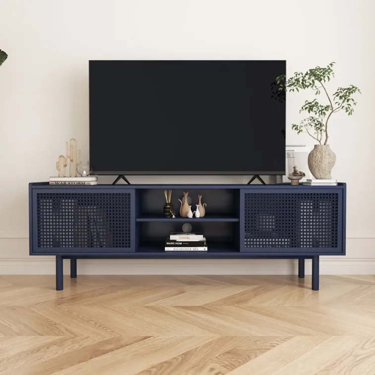 Media Console tv настольная подставка. Подставка для телевизора с средней полкой идеально подходит отображения вашей игровой консоли шкафа/закрытого хранилища
