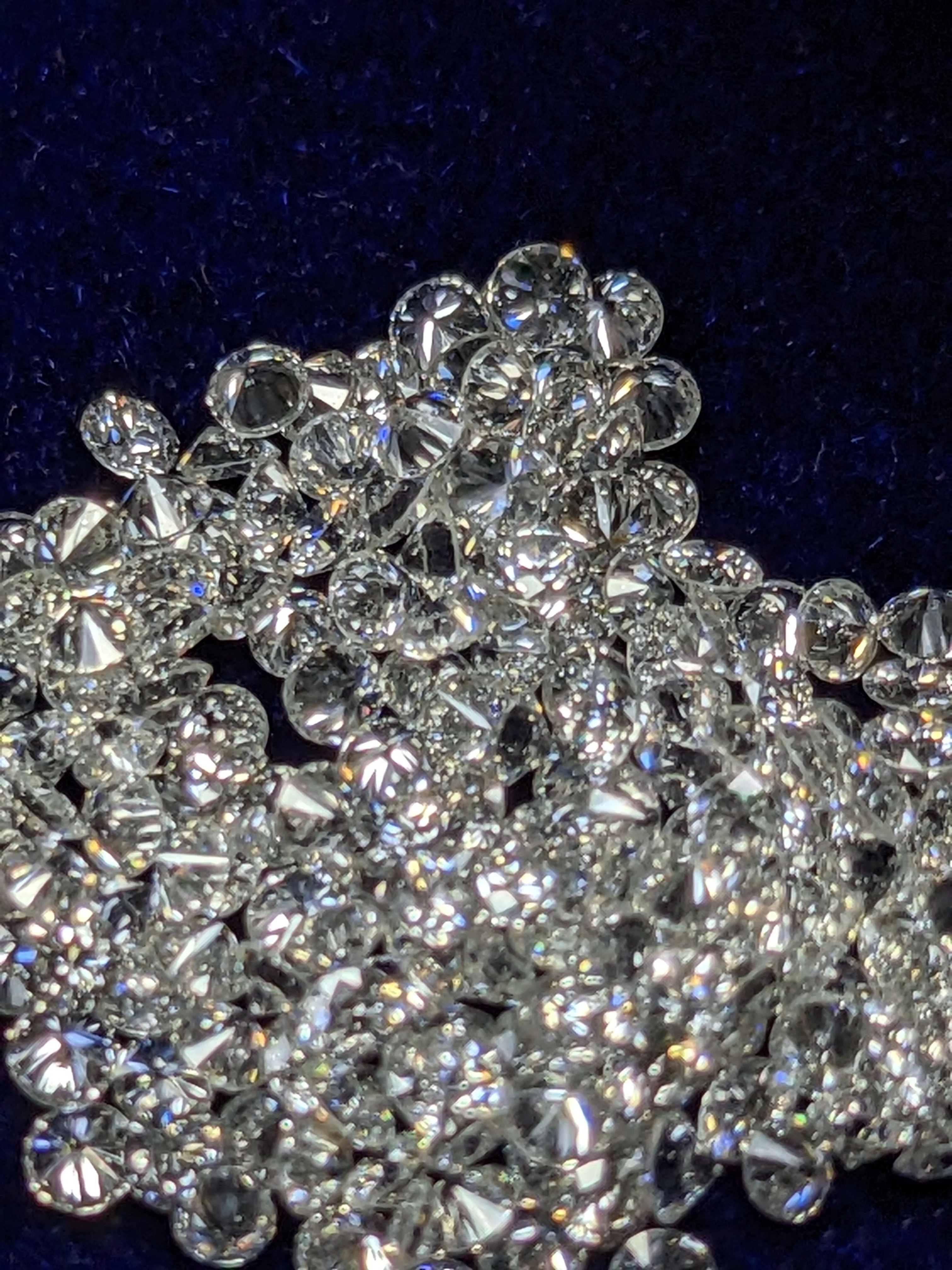 Polished Natural Diamond in VS EF from Size 1.80mm to 2.05mm for Fine Jewelry Diamond Necklaces Making