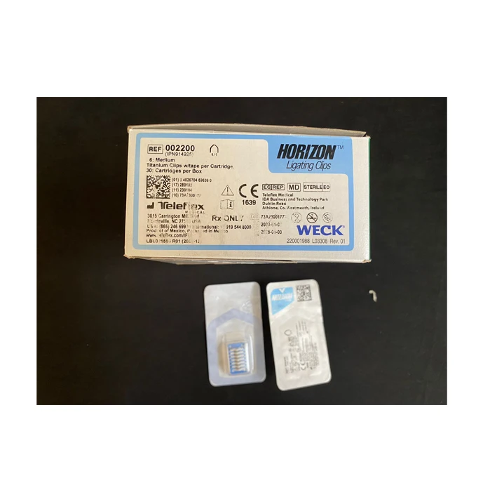 Leading Exporter of Professional Medical Surgical Instruments Single Use Titanium Ligating Clips for Laparoscopy Surgery