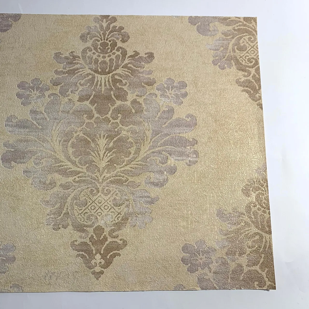 Damascus European-style Royal Palace Bedroom Hotel Customized Wallpaper Baroque classical style pvc wallpaper