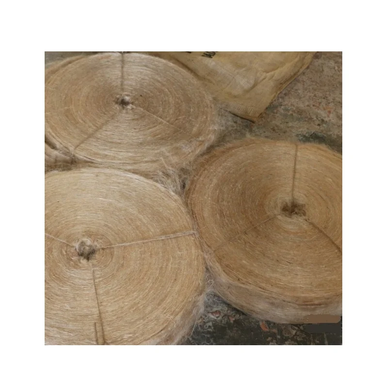 Factory Direct Supply Average Quality Eco-Friendly Insulation Material Sliver Roll Bast Fiber Jute Cloth Raw fabric