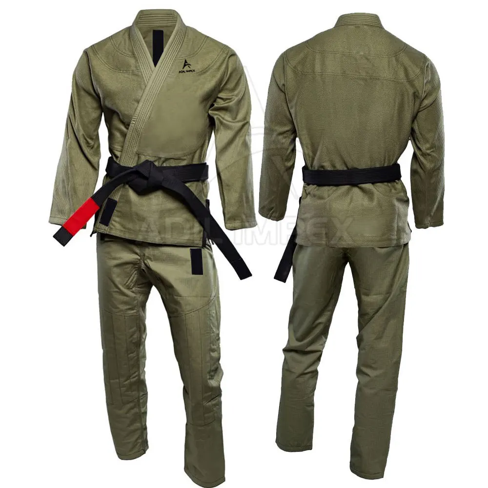 Heavy Duty Martial Arts Jiu Jitsu Gi Uniform Fighting Wear  Men Jiu Jitsu Bjj Uniform For Adult