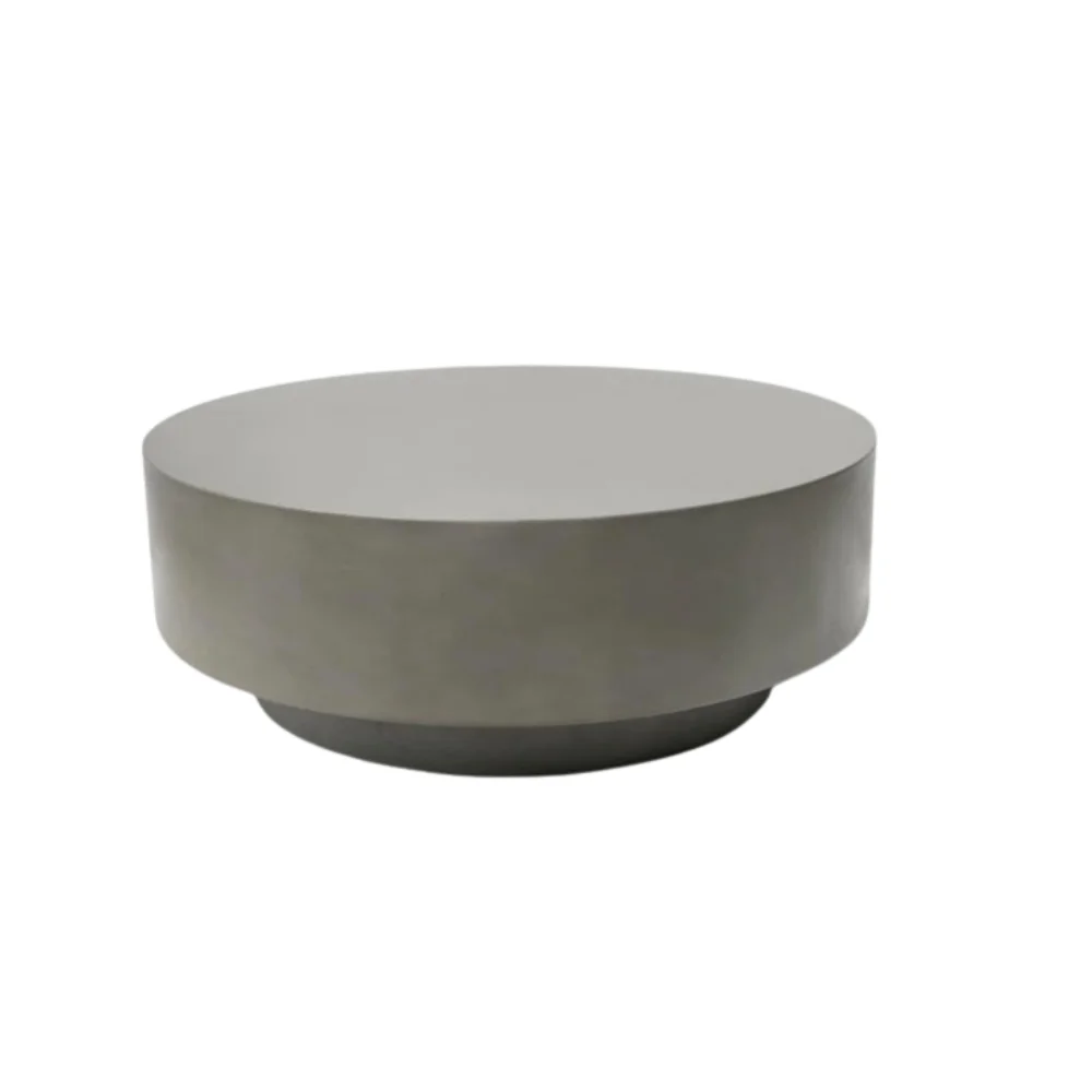 Wholesale best price handcrafted round concrete accent table cement coffee table home decor item for living room made in Vietnam