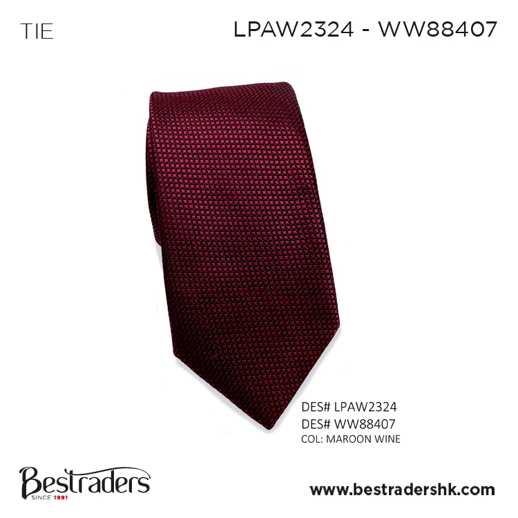 Custom Size Luxury Pattern Self Textured Neckties for Men Silk Ties for Sale Available in Bulk Quantity