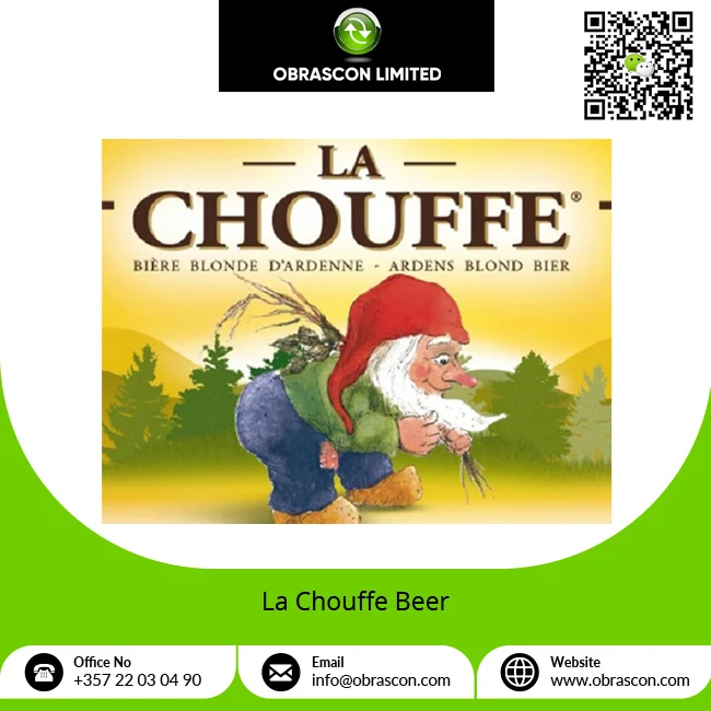 Leaders in Exporting Top Grade Pasteurized Light Color Finest LA Chouffe Beer at Best Competitive Price