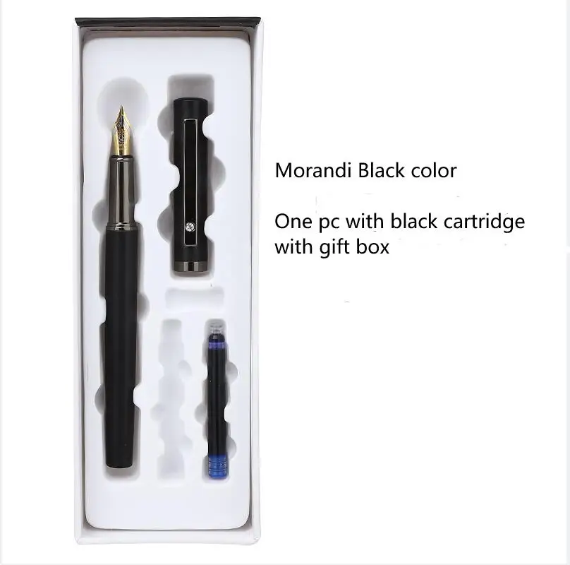 Office Stationery Titanium Fountain Pen Full Set Quality Ink Free Sample