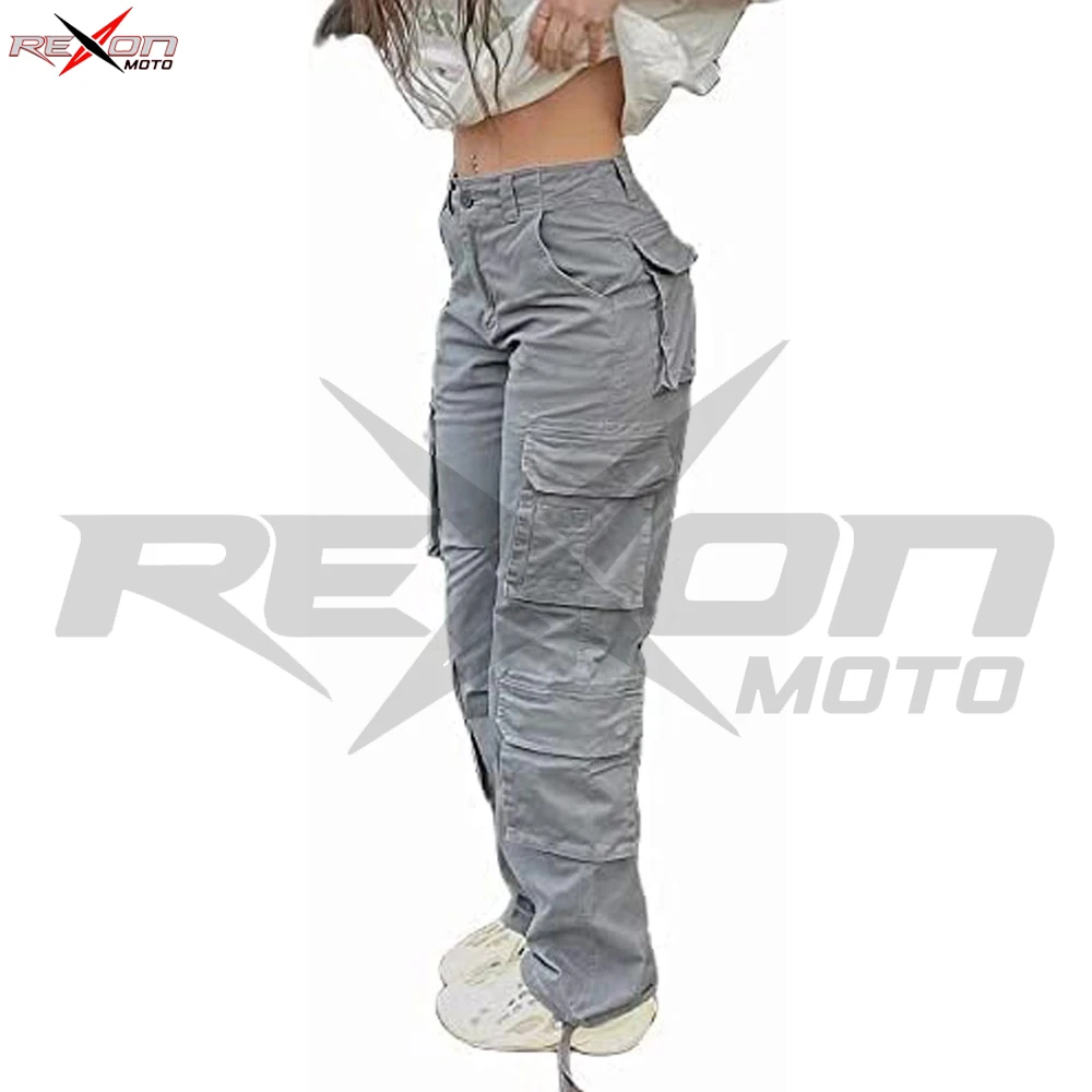 Cargo Pants Baggy Jeans Women Fashion 90s Streetwear Pockets Wide Leg High Waist Straight Denim Trousers Overalls