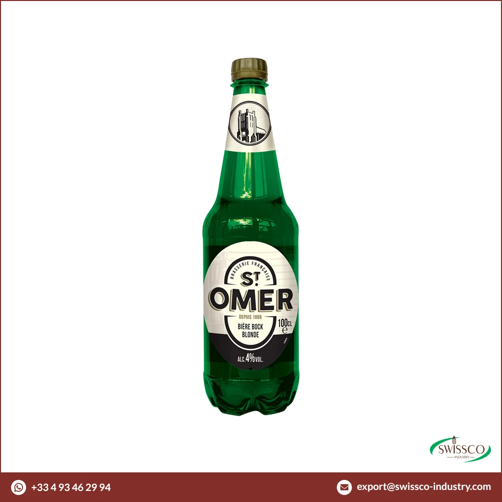 Super Strong 5% Alcohol Contain Saint Omer Premium French Beer 25CL in Glass Bottle for Sale