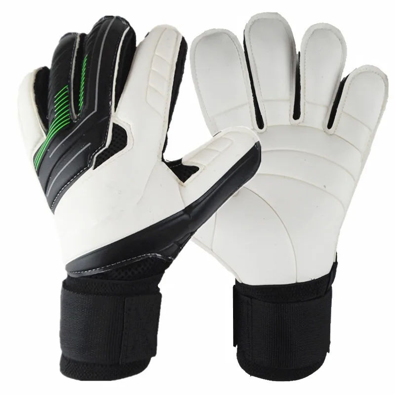 High Quality Red Black German Latex Foam Hybrid Cut Soccer Football Goalkeeper Gloves For Match