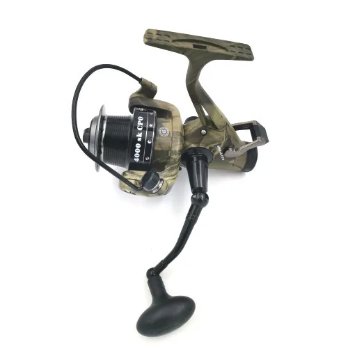 SK4000 Carp Fishing Spinning Reel Stainless Steel Ball Bearings Freewheel Drag & Anti-Twist Line Roller for River & Lake Fishing