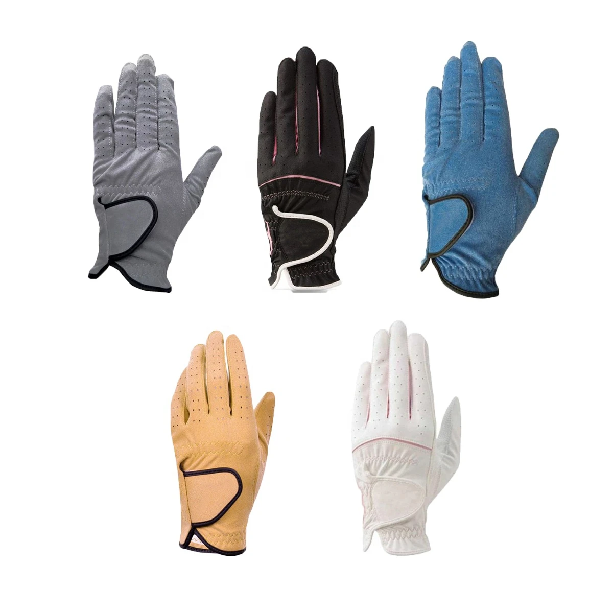 Golf Left Hand Glove Microfiber Cloth Golf Glove For Men Breathable Lasting Stable Grip Super Soft Lightweight Cool Golf Gloves