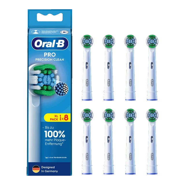 Oral-B Pro Clean Replacement Toothbrush Heads Electric Toothbrush, Pack of 8, Teeth Cleaning  OriginalToothbrush