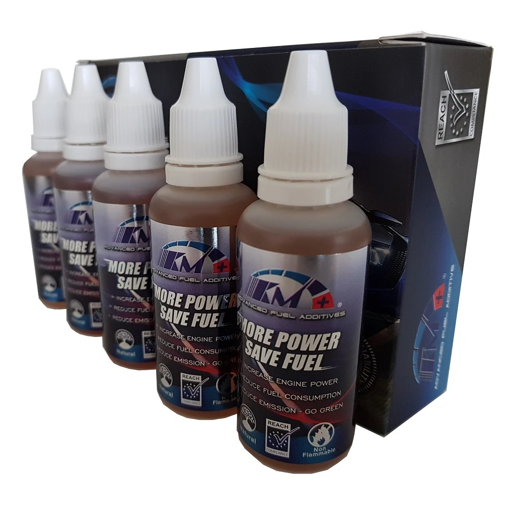 Fuel Saver for car. KM+ Advanced Fuel Additives to reduce fuel consumption in Cars. For both Petrol and Diesel combustion engine