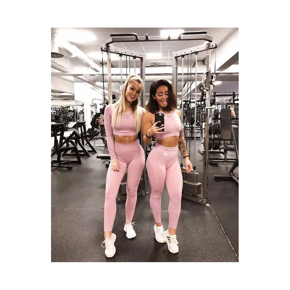 Better Fabric Yoga Outfit Gradient Leggings Striped Cycling Jersey Yoga Set Solid Color Cycling Dress Tie Dye