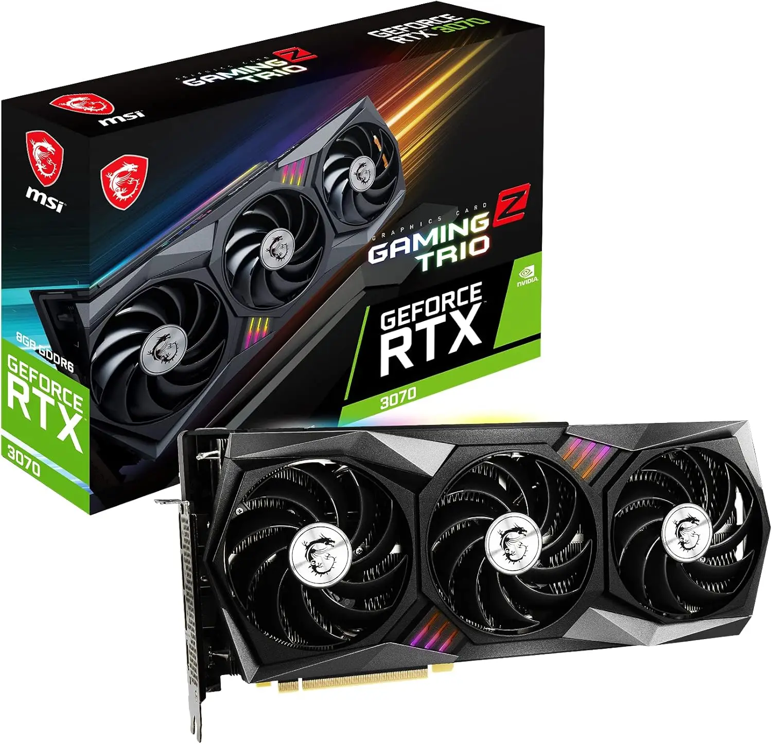 BEST -MsI- Ge force Rtx 3070 3060 Ti Gaming X Trio 24g видеокарта 3090 3080 Gpu карта