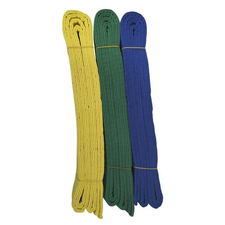 Высококачественный прочный хлопковый пояс для занятий единоборством и дзюдо, 160-320 см