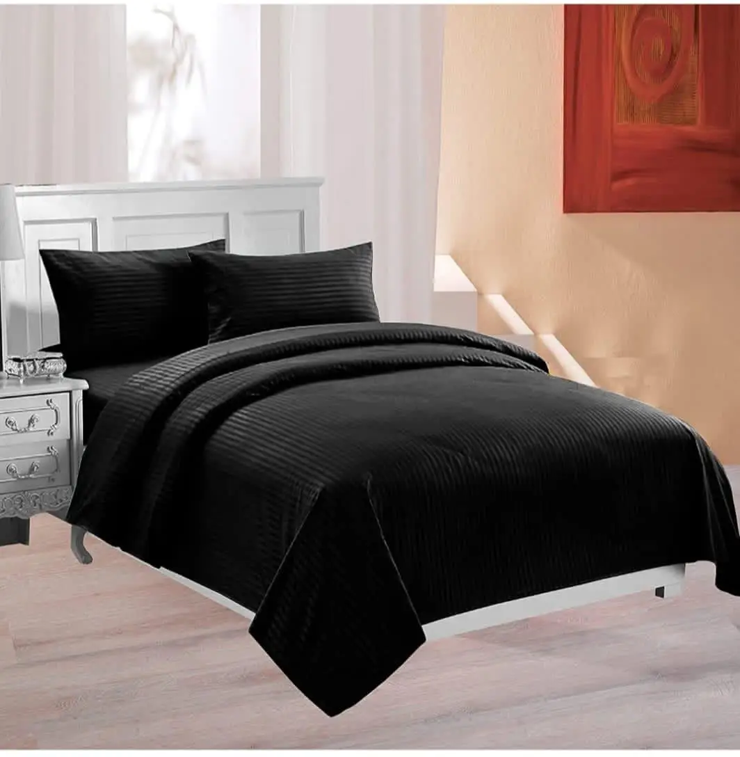 White Cotton Linen king size bed sheet bedding sets Home Textile Bed Sheets Wholesale Manufacturer