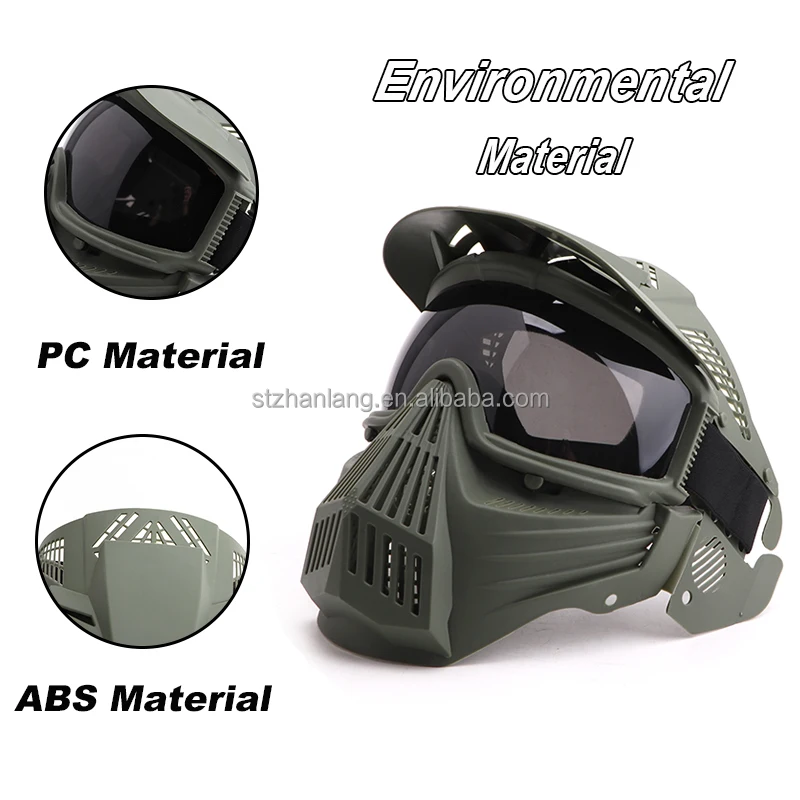 ZLang Custom Full Facemask Helmet Wargame Paintball  Airsoft Facemask With PC Lens