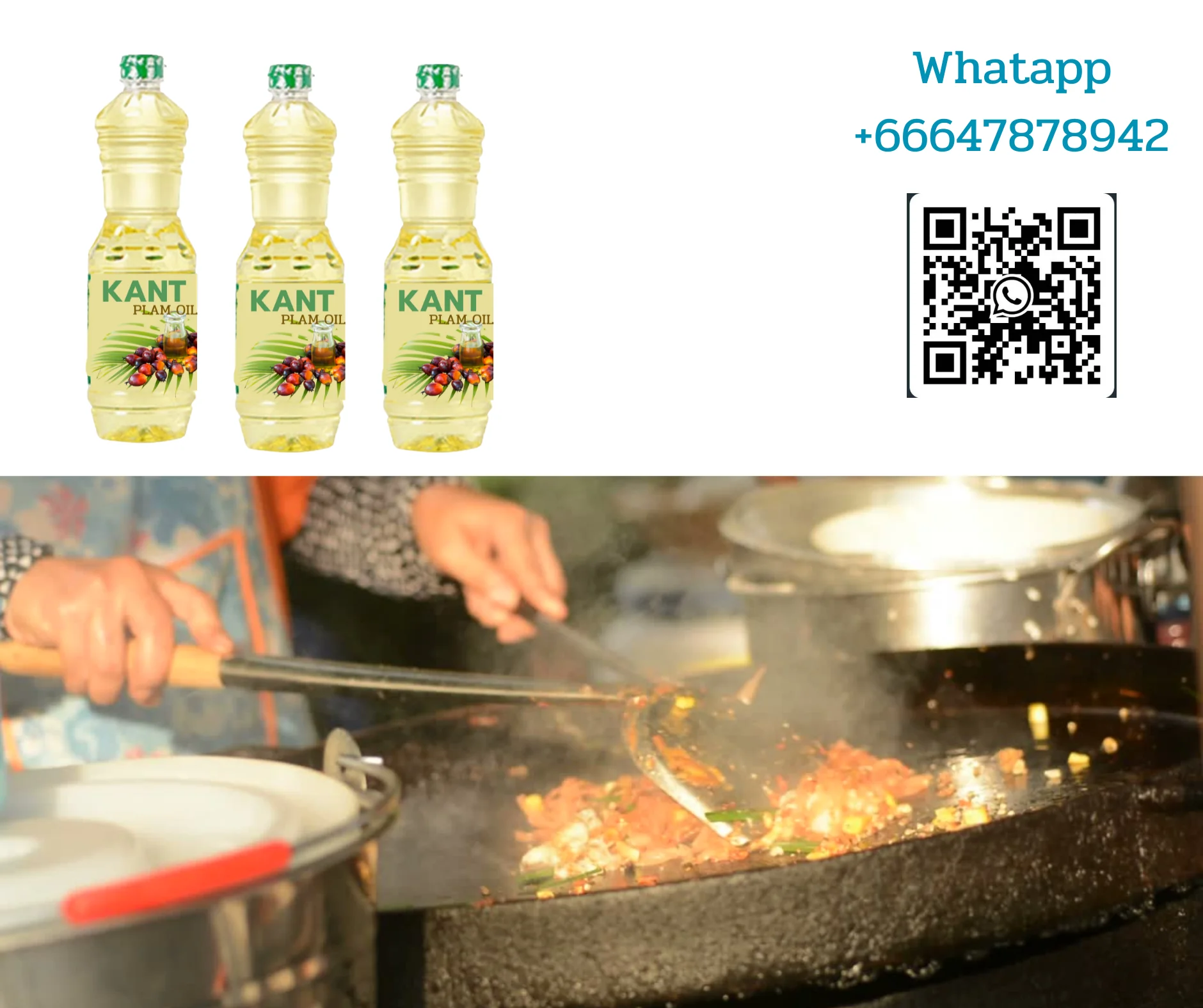 KANT Plam Oil plastic bottle Use For  Cooking Pemium Quality Product of Thailand Kancheewalanad company limited Kancheewa