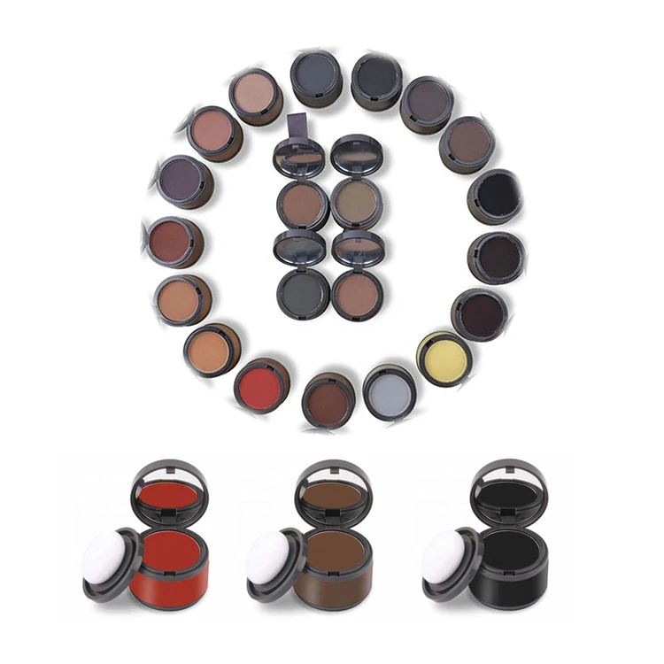 OEM/ODM 21 Color Sweat & Water Resistant Hairline Powder Forehead Filling & Repairing Hairline Contour Powder