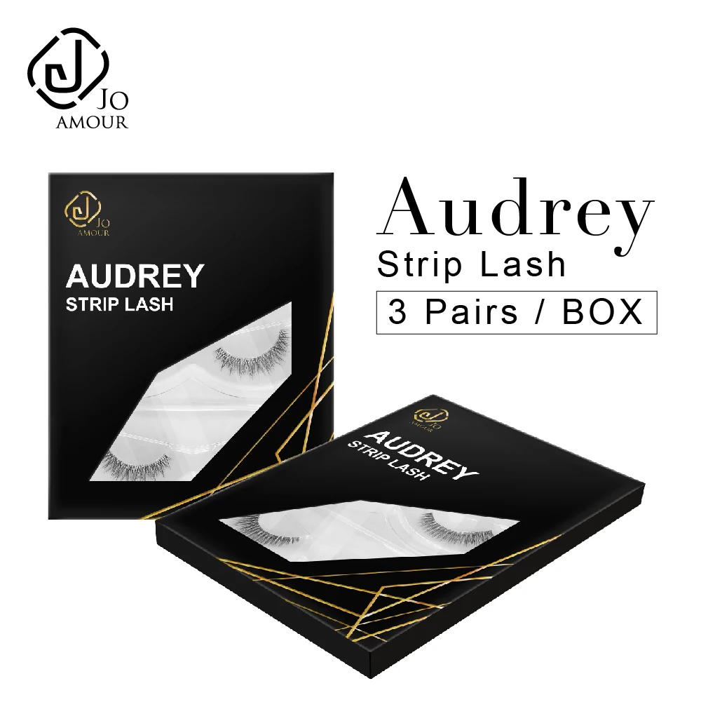 Customized Strip 3D 5D Mink Lashes Private Label Lashes Strip False Lash 005