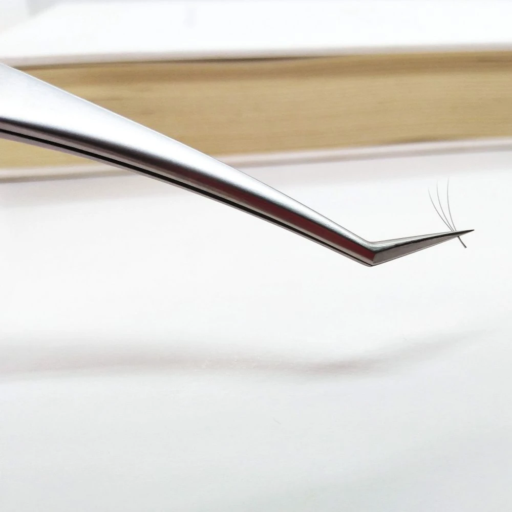 volume tweezers set with fiber tips stainless steel high quality dumout vetus classic volume eyelash tweezers set with logo