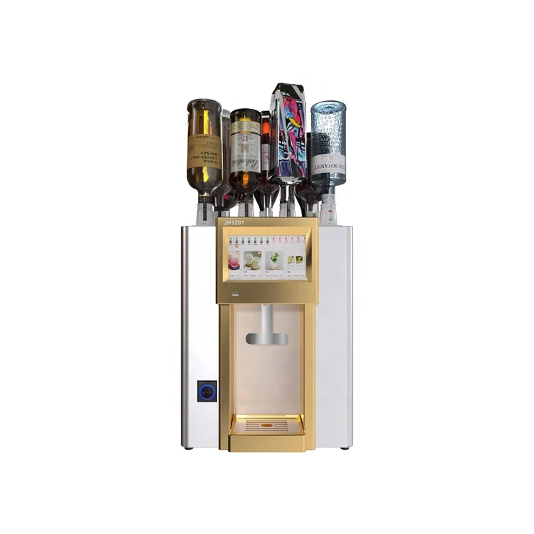 cocktail and margarita machine cocktail bar maker machine with capsule      cocktail from small drinks vending machine
