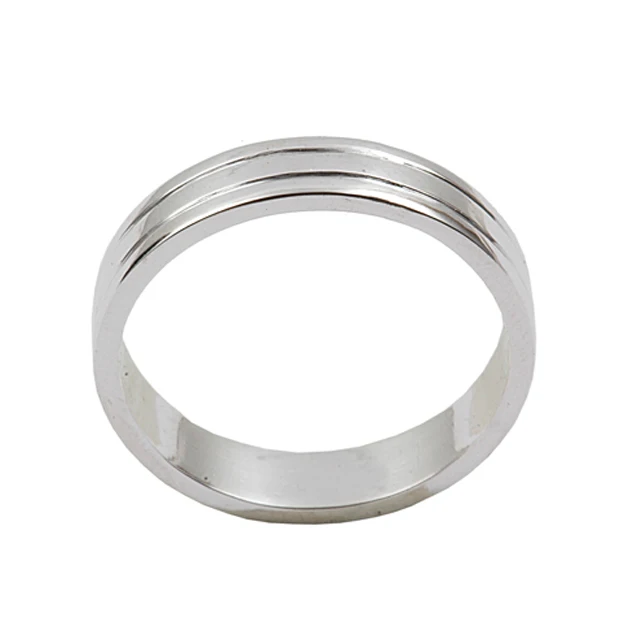 classic high quality elegant 925 sterling silver plain band ring gift jewelry women men jewelry party