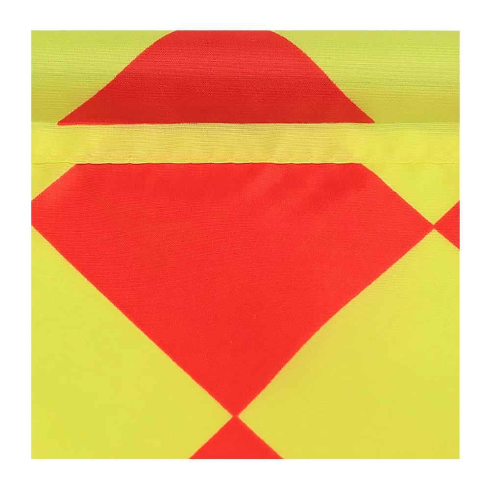 Referee Flag Linesman Flag Waterproof Sport Referee Flag with Storage Bag for Sports Match Soccer Football Hockey 2PCS