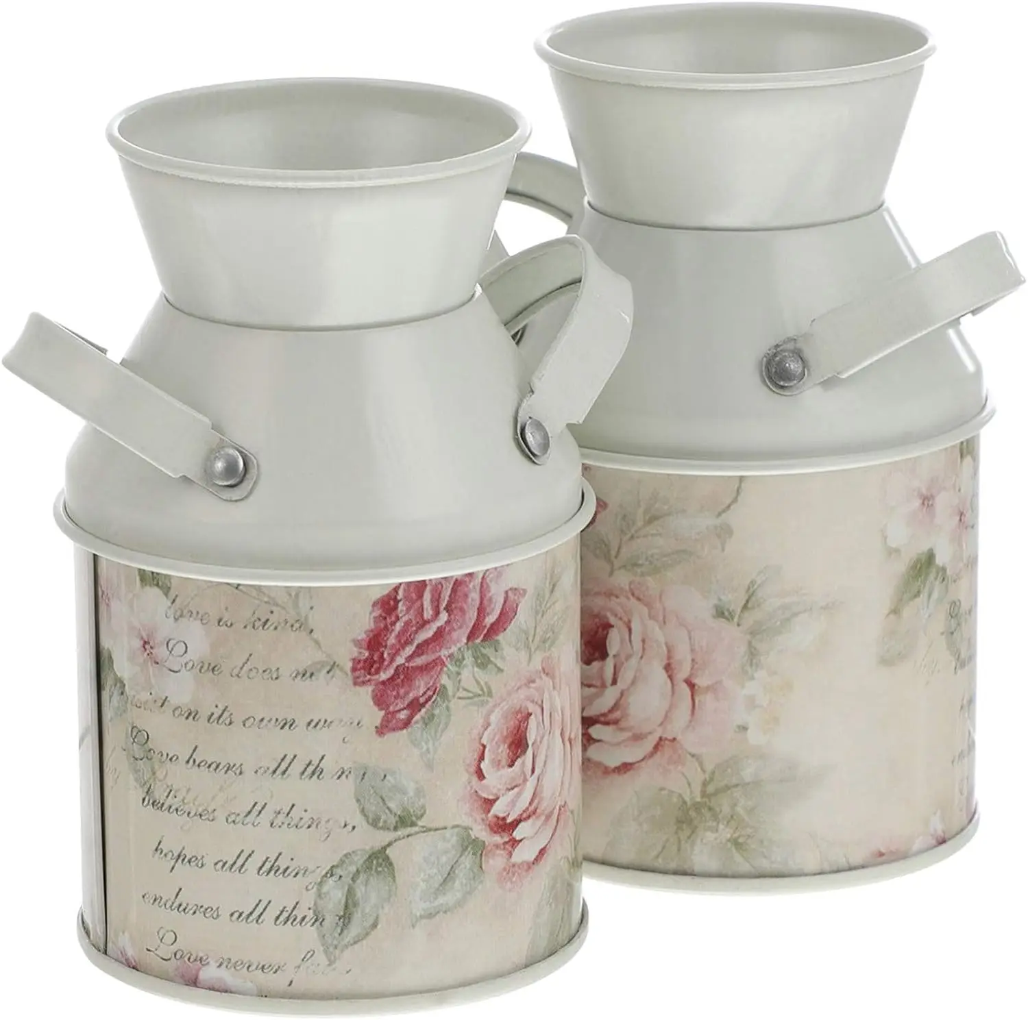 Metal Flower Vase Or Planter For Garden & Home Decoration