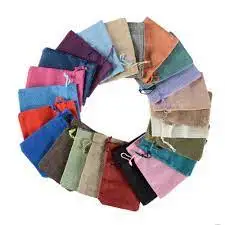 Jute Hessian Burlap Drawstring Sand Bag 100% Natural Eco & Weather Friendly Biodegradable from Bangladesh