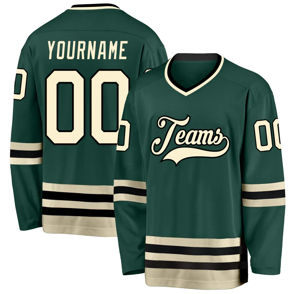 Wholesale Custom Stitched Hockey Jersey National League Club Customized plus size custom logo for men Ice Hockey Jersey