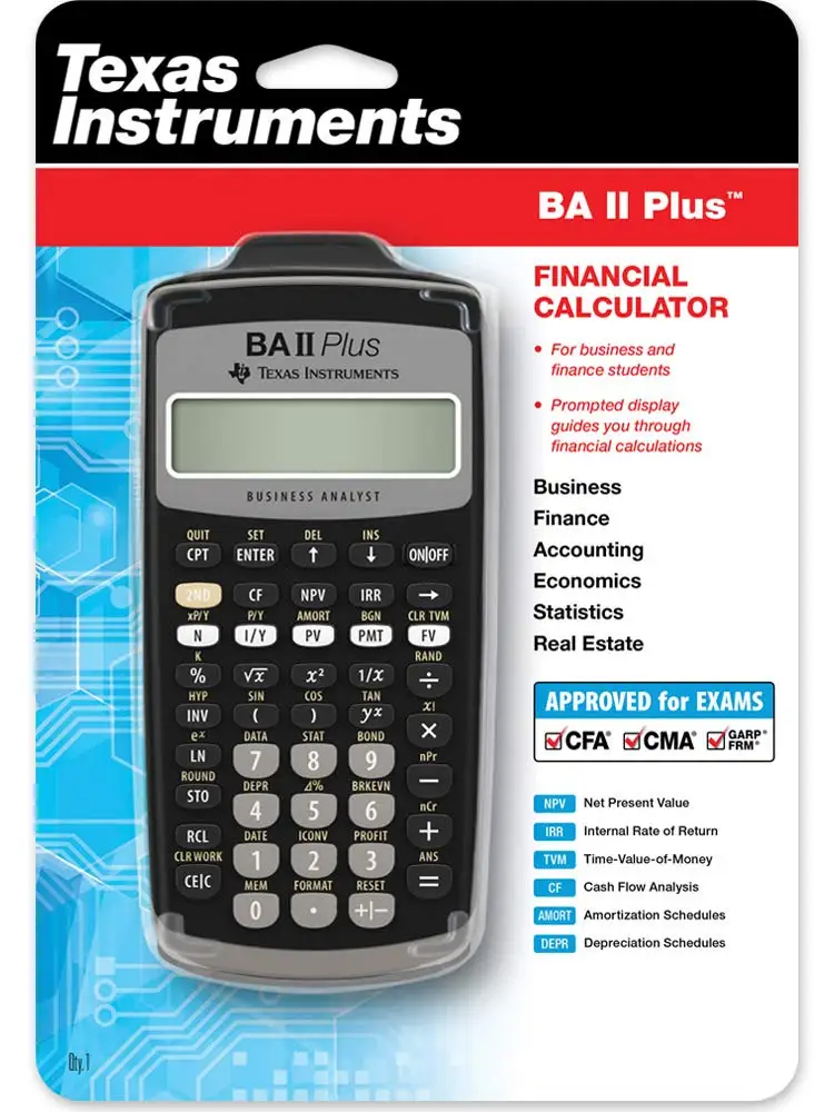 Доставка домофона для Texas Instruments BA II Plus калькуляторы по финансам