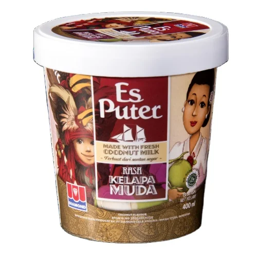 Diamond Ice Puter 473ml Coconut Soft Creamy Smooth Fruity Original Taste Popular Ice Cream