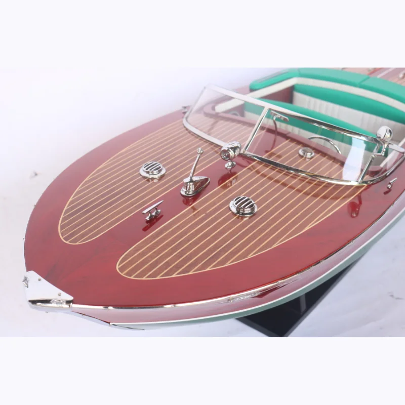 Gia Nhien Manufacturer Custom Design Riva Ariston (dark blue) WOODEN MODEL BOAT - HIGH QUALITY WOOD SHIP MODEL - HANDICRAFT