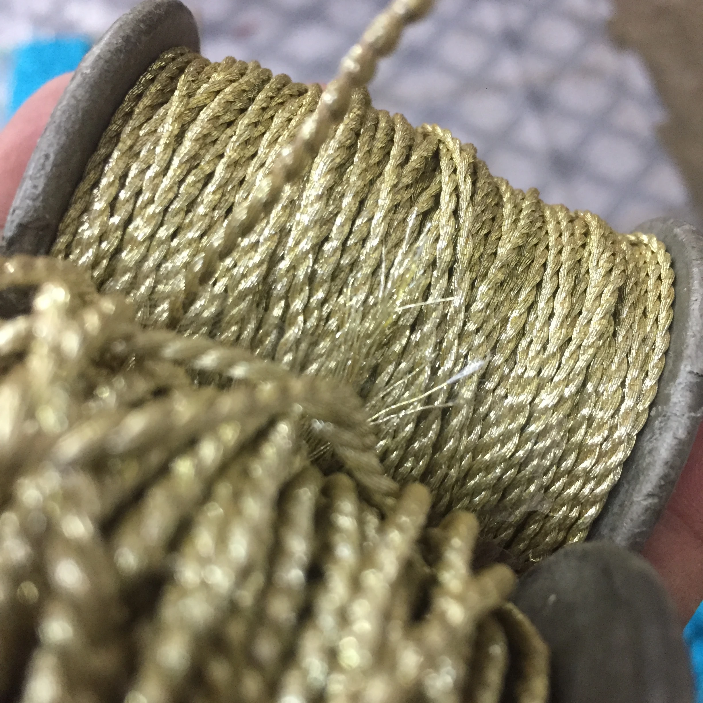 Блестящий шнур для макраме оптовая продажа 2 мм 3 4 хлопок индивидуальная техника время выполнения заказа упаковка шт. цветная поддержка особенность текстиля