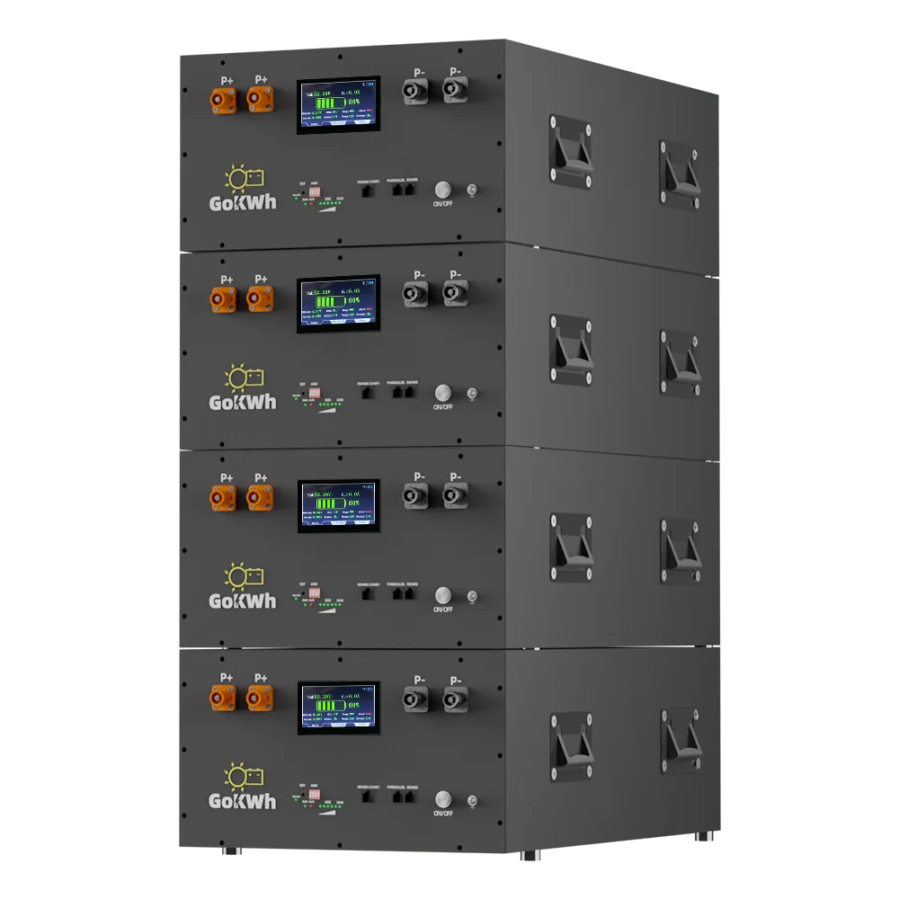 GoKWh 48V 320Ah 300Ah 51.2V Lifepo4 Battery Mount Server Rack Pack LFP Batteries for Household Solar Home Energy Storage System