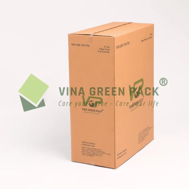 Printing Made Carton Paper Material Vietnam Supplier Vina Green Pack Shipping Packaging Competitive Price Boxes with Logo