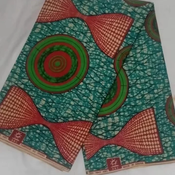 100% Polyester Wax Printed Fabric for Women, Latest Ankara Styles 2024, Viscose/Polyester Blend