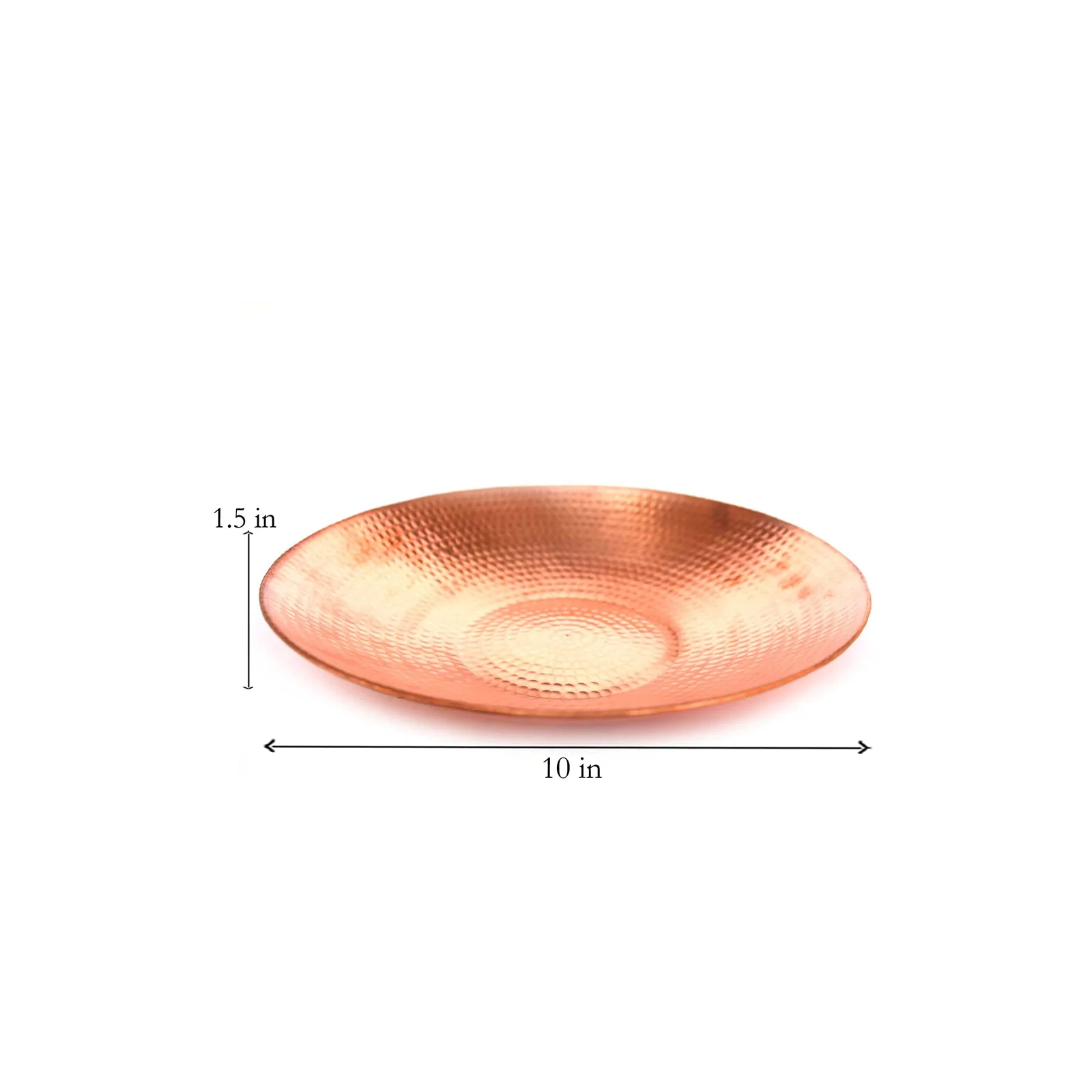 Copper Designer Charger Plates Custom Design Table Decor Dinnerware Plates Best Design Handmade Natural Craft Low Price