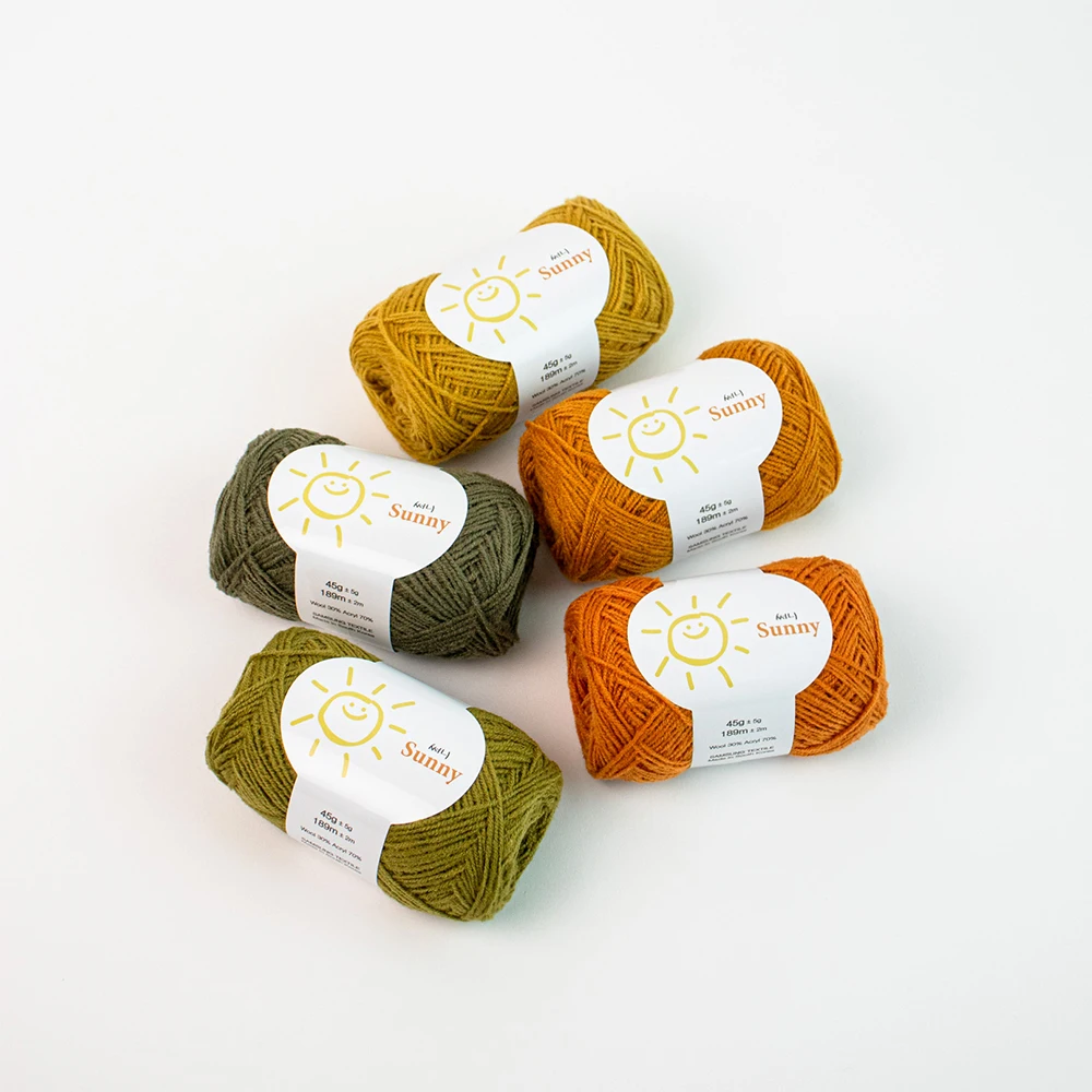 Sunny (45g) knitting crochet yarn blanket