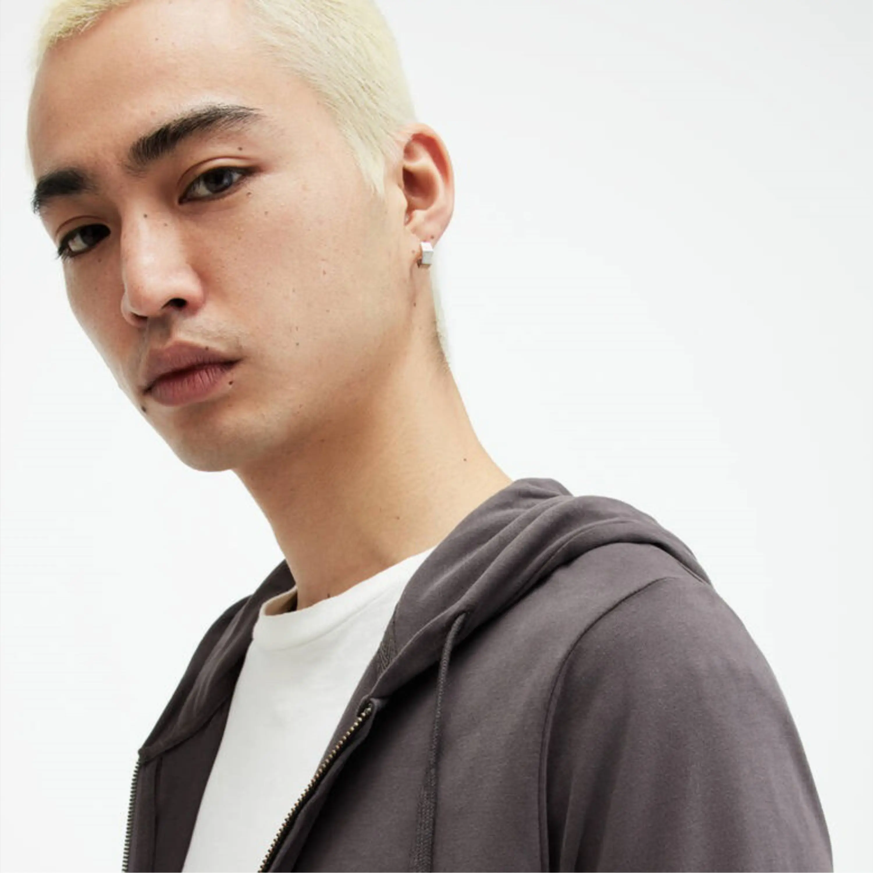 Streetwear 100% Cotton Zipup Heavyweight Double Zip Hoodie Oversized Zipper Hoodies Zip Ups Custom boxy Zip Up Hoodie