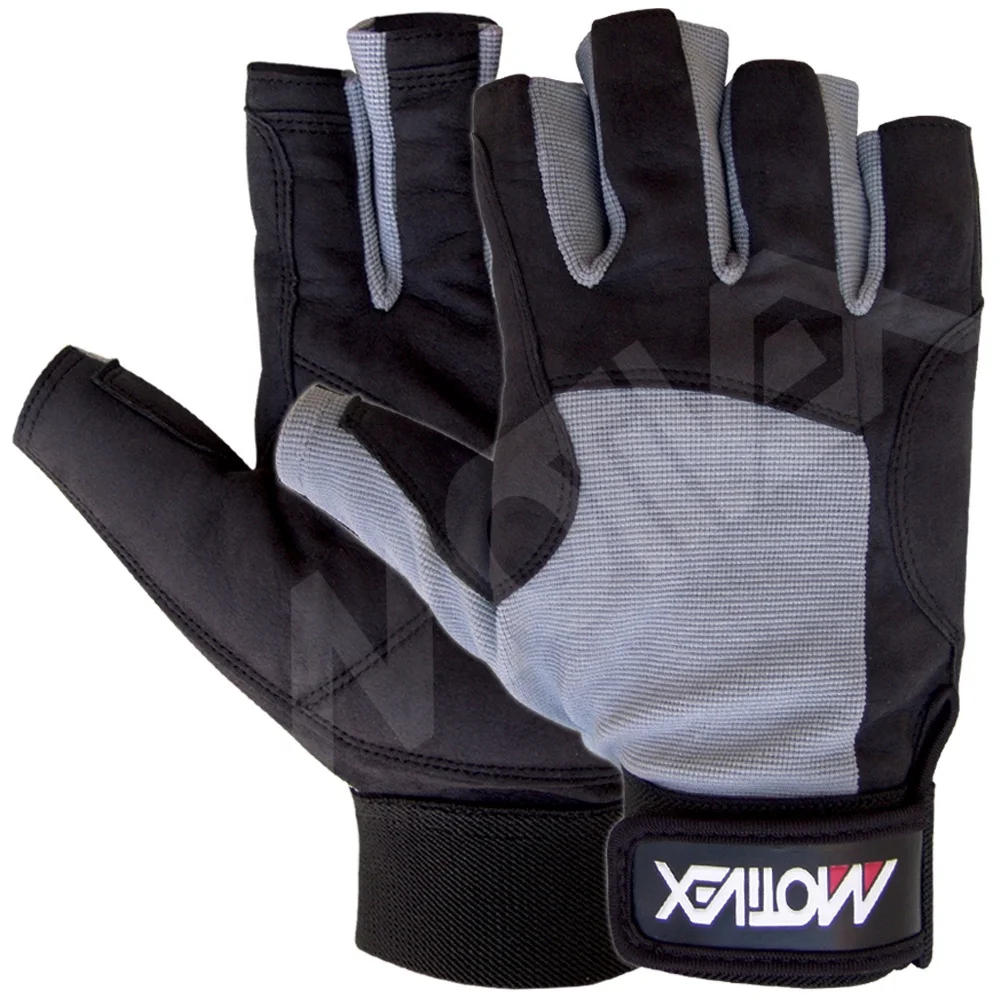 Sailing Gloves Sports Synthetic Leather Reinforced Palm Boating Water Wind Ski Canoe Boat Kayaking Sail Racing Sailing Gloves